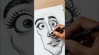 Voc&ecirc; N&atilde;o Vai Acreditar Nessa Caricatura em Apenas 1 Minuto! 😱✏️