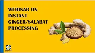 DOST ITDI Webinar on Ginger Processing