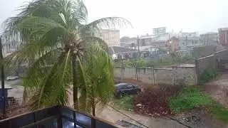 Raining very hard in Douala Cameroon 🇨🇲 21/03/2025
