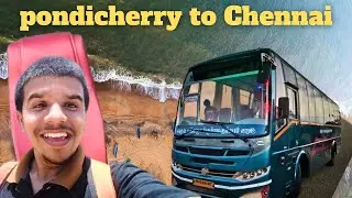 PONDICHERRY TO CHENNAI || TNSTC AC BUS || SOURAV NAGPAL VLOGS