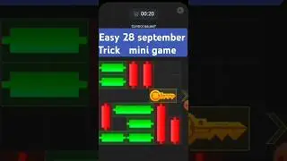 28 September Mini Game Key 100% Solved | Hamster Kombat Puzzle For Today