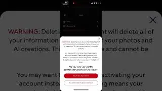 How to delete account in BeFake app?