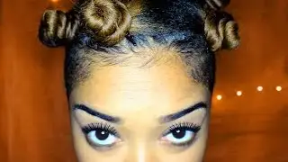 How To | Bantu Knots on Natural Hair | Bri Hall
