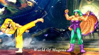 [Street Fighter Mugens] Utlimate Ken Vs Angela Belti