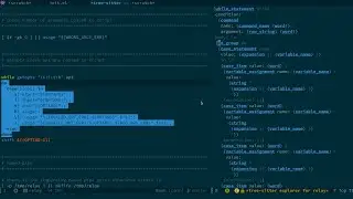 Emacs side windows for tree sitter, ednc and dict