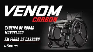 Venom Carbon - Cadeira de Rodas Monobloco by Mobility Brasil