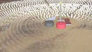Utility Scale Solar, Inc. Megahelion&trade; Heliostat and 50MWe Solar Thermal Power Plant Animation