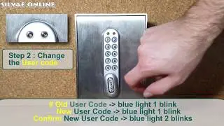 How to Change the User Code - Silvae Key Safe
