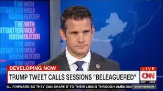 7.24.17 Rep. Kinzinger joins the Situation Room with Wolf Blitzer (CNN)