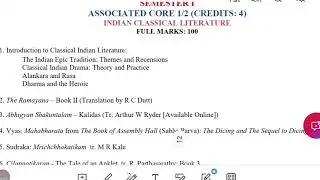 AC Minor English Paper | UG Semester 1 Complete Syllabus & Exam Guide | BBMKU 2026