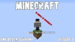 Minecraft OneBlock Survival In the Middle of NOWHERE ep2
