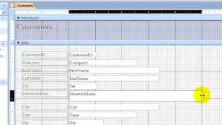 Creating Forms in Access 2010