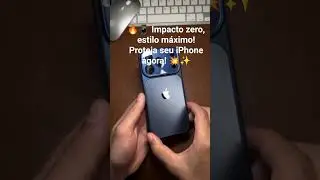 Prote&ccedil;&atilde;o premium com estilo🛡️#CapaPremium #VidroFosco #Prote&ccedil;&atilde;oTotal #iPhoneProMax #EstiloEseguran&ccedil;a