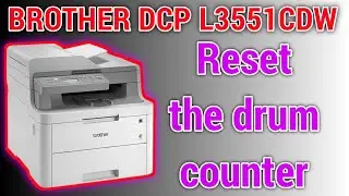 How to reset the drum counter on your Brother DCP-L3551CDW printer. Reset Drum On Brother Printer.