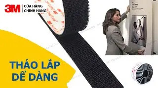 Miếng d&aacute;n cường lực 3M Dual Lock SJ3550 si&ecirc;u chắc, si&ecirc;u d&iacute;nh, độ bền l&acirc;u th&aacute;o mở dễ d&agrave;ng