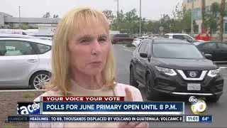 Polls open for June primary
