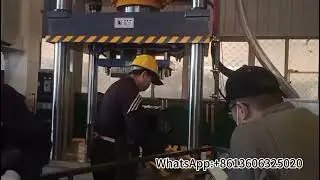 Deep drawing press machine for making air conditioning compressor cover, Metal forming press machine