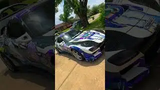 Prepping This INSANE Custom Anime Wrap Design RX7 for a Car Show