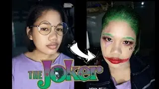 Lady Joker Makeup Transformation #jokermakeup #bisayavlogger #makeuptransformation