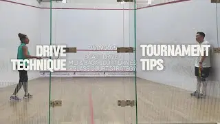Squash Lesson (Samantha Ter&aacute;n: 26.09.2025): Drive Technique & Tournament Preparation