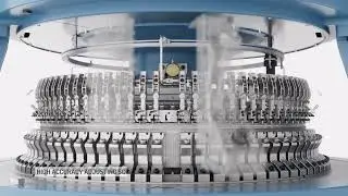 VIDEO RENDERING 3D PER IMPIANTI TESSILI - SANTONI PULSAR k6