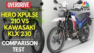 Сравнительный тест мотоциклов Hero Xpulse 210 и Kawasaki KLX 230 | Обзор мотоциклов | Overdrive