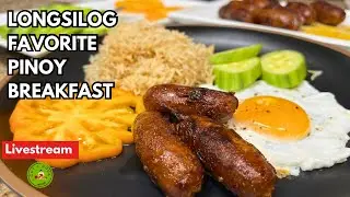 🔴 SIZZLING ASMR! Making a Savory & Scrumptious Longsilog Filipino Breakfast | #asmr