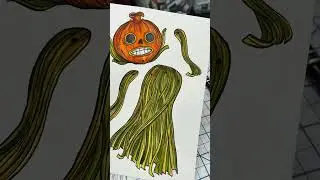 making my own paper dolls (Peachtober, Day 1!)