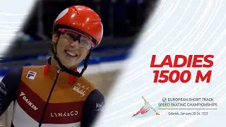 Suzanne Schulting (NED) | 1st | Ladies 1500 m | European Short Track Speed Skating Championships