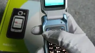 Nokia 6290 Flip Mobile phone Blue Rare #/2026