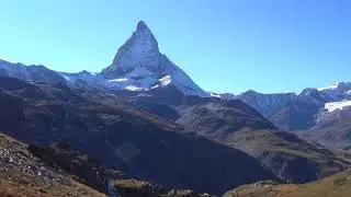 4 Hiking from Rotenboden to Riffelalp(part of Gornergrat to Zermatt), near Matterhorn, Switzerland
