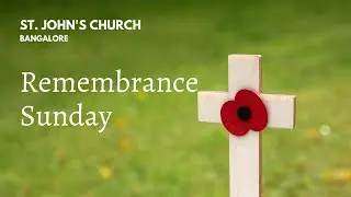 Sunday Service - 16th November, 8:30 am | St. John's Church, Bangalore