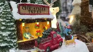 Christmas Night Snowfall Outside Window ❄️ Deep Sleep Music for Insomnia & Anxiety (1 Hour)