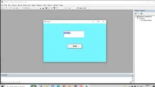 visual basic code to perform sum of 1 to 100 numbers