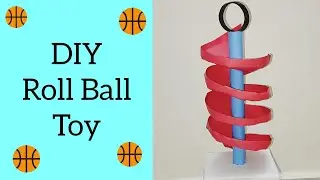 DIY Roll ball toy | How to make toys at home using paper | Paper crafts | Paper rolling ball toy