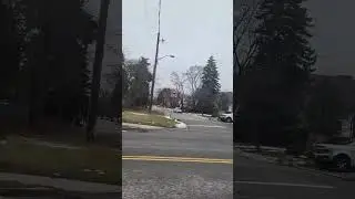 Quiet winter neighborhood drive continues today #asmr #car