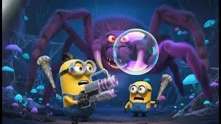 Minions vs Giant Spider | Minions The Rise of Grinch | Funny Minions Animation | Episode 14