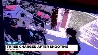 Three suspects charged in Woodruff attack