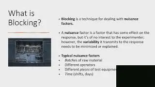 Fractional Factorial design