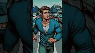 🚗💨 Potty Panic! Tom's Traffic Turmoil 🚽😂 #shorts #short #funny #comedy #fun #shortsviral