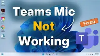 Mic Not Working in Microsoft Teams : Fix