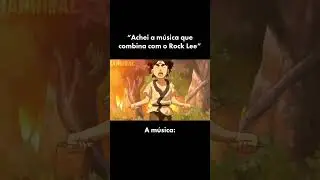 A m&uacute;sica do Rock lee #rapnacional #rapbr