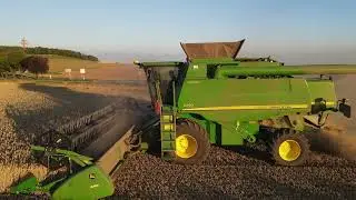 Moisson 2022 à Colombey les 2 Eglises :  aux couleurs John Deere