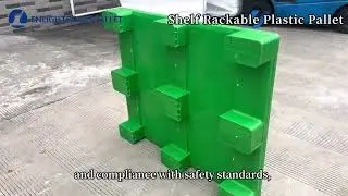 Shelf Rackable Fire Retardant Plastic Pallet