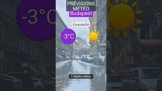 Budapest : &agrave; savoir 19 janvier 2026 &rarr; Ensoleill&eacute;, -3&deg;C, vent 10 km/h