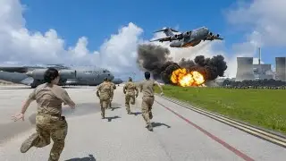 Венесуэле угрожает опасность! Женщина-пилот ВВС США, пилот самолета C-17, совершила аварийный взл...