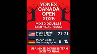 Yonex Canada Open 2025, Mixed Doubles USA team, #yonex #badminton