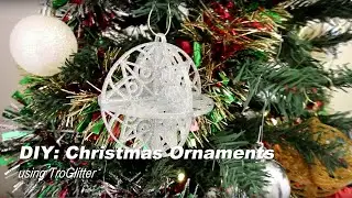 DIY Christmas Ornaments | Laser Cut TroGlitter | Glitter Acrylic Ornaments