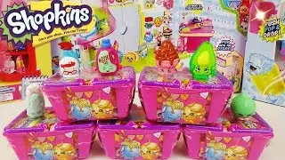 Shopkins Playset Moose 2 season toys Шопкинс! Распаковка корзиночек. Отмечаем коллекцию фигурок