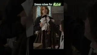 Mrs.Weasley sent Ron a dress robe.🤵🏿 #shorts #harrypotter